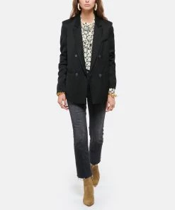 Isabel Marant Bottines Derst Cuir Suédé Taupe -Golden Goose-boutique imarb look20210623 88