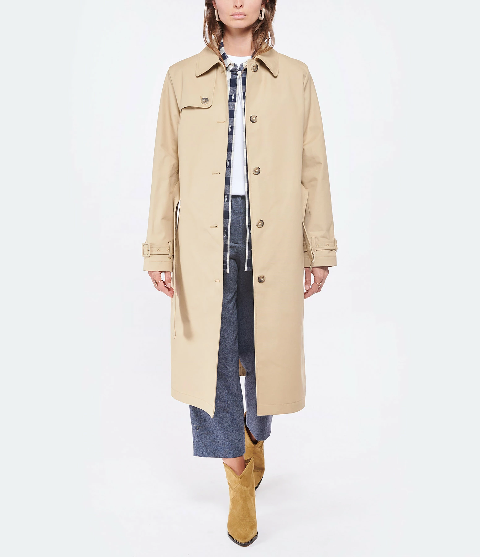 Isabel Marant Bottines Darizo Veau Velours Taupe 8 Isabel Marant Bottines Darizo Veau Velours Taupe – Image 6