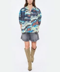 Isabel Marant Bottes Denvee Cuir Suédé Taupe -Golden Goose-boutique imarb look20220531 315