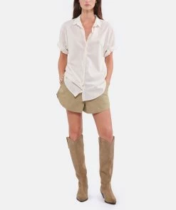 Isabel Marant Bottes Denvee Cuir Suédé Taupe -Golden Goose-boutique imarb look20220607 386 scaled