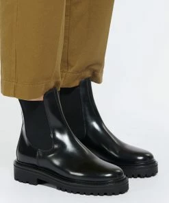 Isabel Marant Bottines Castay Cuir De Veau Noir -Golden Goose-boutique imarb look20220615 371