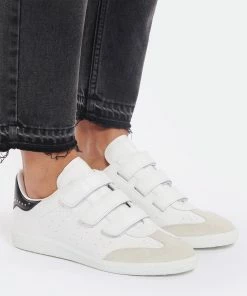 Isabel Marant Baskets Beth Cuir Noir -Golden Goose-boutique imarb look20220624 261