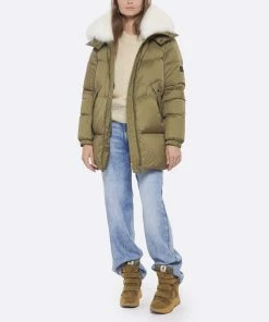 Isabel Marant Baskets Balskee Cuir Kaki -Golden Goose-boutique imarb look20220712 377