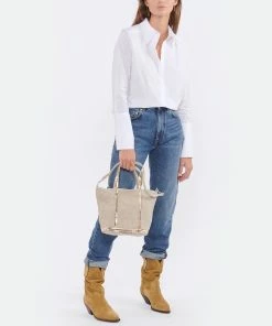 Isabel Marant Bottines Dahope Veau Velours Taupe -Golden Goose-boutique imarb look20220726 347