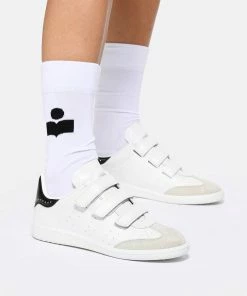 Isabel Marant Baskets Beth Cuir Noir -Golden Goose-boutique imarb look20221207 445