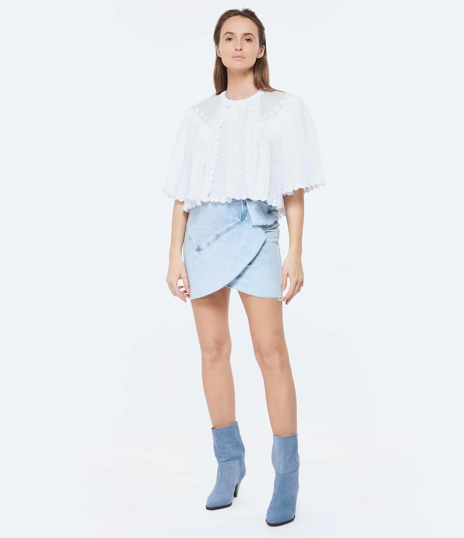 Isabel Marant Bottines Rouxa Coton Bleu Clair 8 Isabel Marant Bottines Rouxa Coton Bleu Clair – Image 6