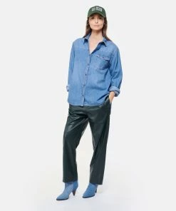 Isabel Marant Bottines Rouxa Coton Bleu Clair 18 Isabel Marant Bottines Rouxa Coton Bleu Clair -Golden Goose-boutique imarb look20230131 338