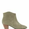 Isabel Marant Bottines Dicker Veau Velours Taupe