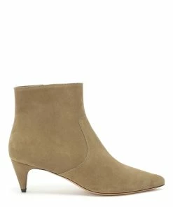 Isabel Marant Bottines Derst Cuir Suédé Taupe