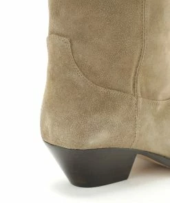 Isabel Marant Bottines Duerto Cuir Suédé Taupe 16 Isabel Marant Bottines Duerto Cuir Suédé Taupe -Golden Goose-boutique imarb30218 pck20201202 4