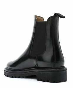 Isabel Marant Bottines Castay Cuir De Veau Noir -Golden Goose-boutique imarb44995 pck20220616 3