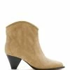 Isabel Marant Bottines Darizo Veau Velours Taupe -Golden Goose-boutique imarb44997 pck20220524 1 2