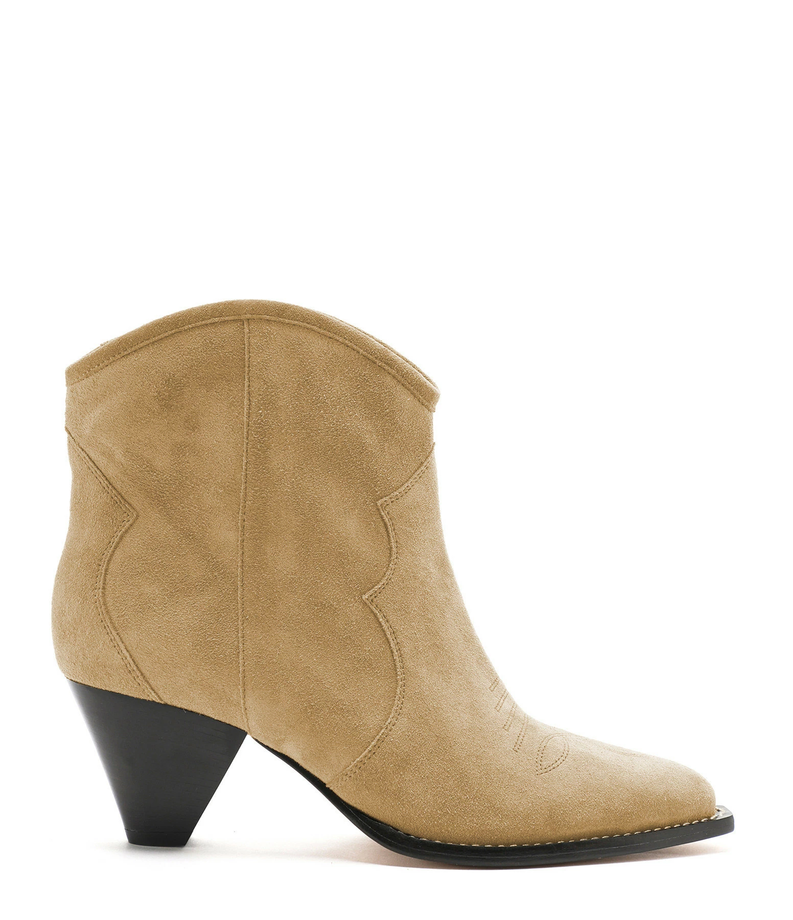 Isabel Marant Bottines Darizo Veau Velours Taupe 3 Isabel Marant Bottines Darizo Veau Velours Taupe