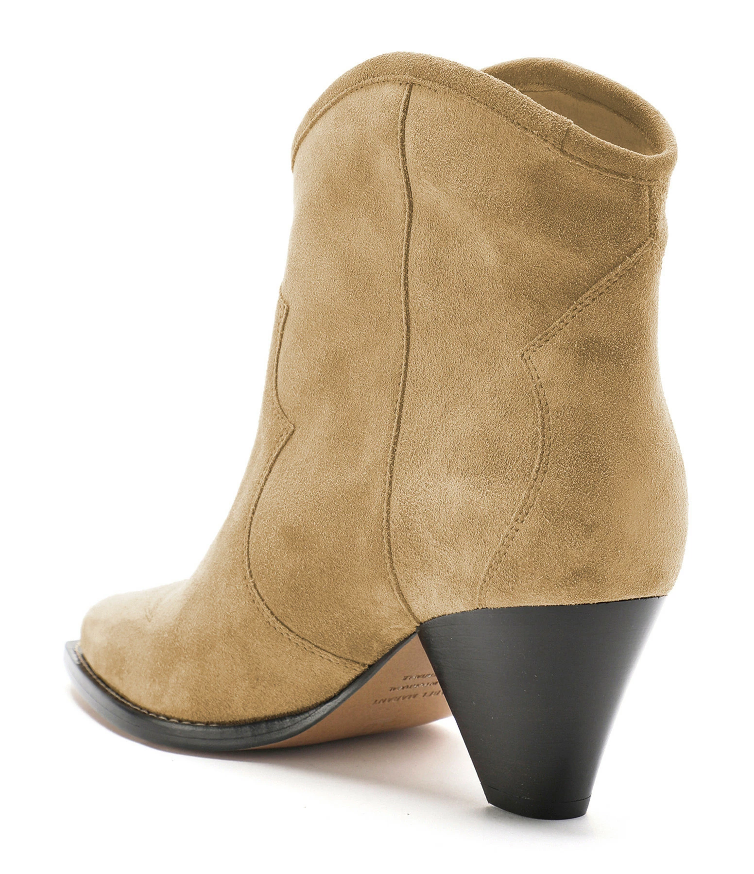 Isabel Marant Bottines Darizo Veau Velours Taupe 5 Isabel Marant Bottines Darizo Veau Velours Taupe – Image 3