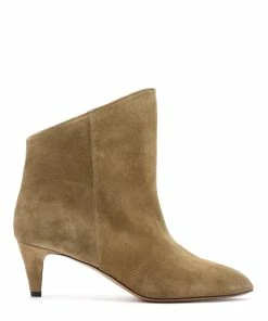 Isabel Marant Bottines Dripi Cuir De Veau Taupe