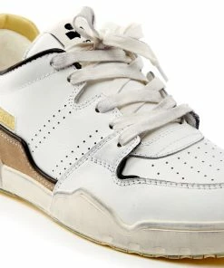 Isabel Marant Baskets Emree Cuir Noir Jaune 12 Isabel Marant Baskets Emree Cuir Noir Jaune -Golden Goose-boutique imarb49865 pck20221129 4