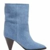 Isabel Marant Bottines Rouxa Coton Bleu Clair