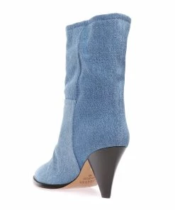 Isabel Marant Bottines Rouxa Coton Bleu Clair 13 Isabel Marant Bottines Rouxa Coton Bleu Clair -Golden Goose-boutique imarb49866 pck20230124 3