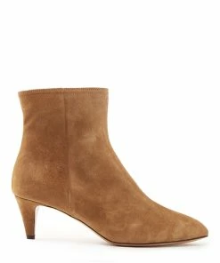 Isabel Marant Bottines Deone Cuir Taupe