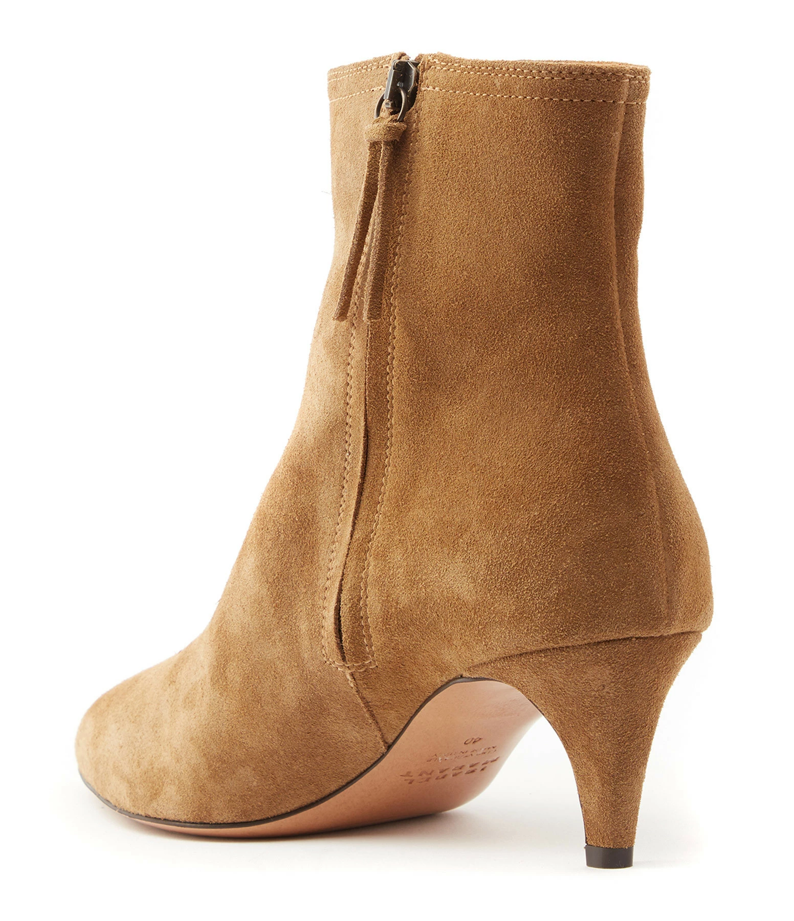 Isabel Marant Bottines Deone Cuir Taupe 5 Isabel Marant Bottines Deone Cuir Taupe – Image 3