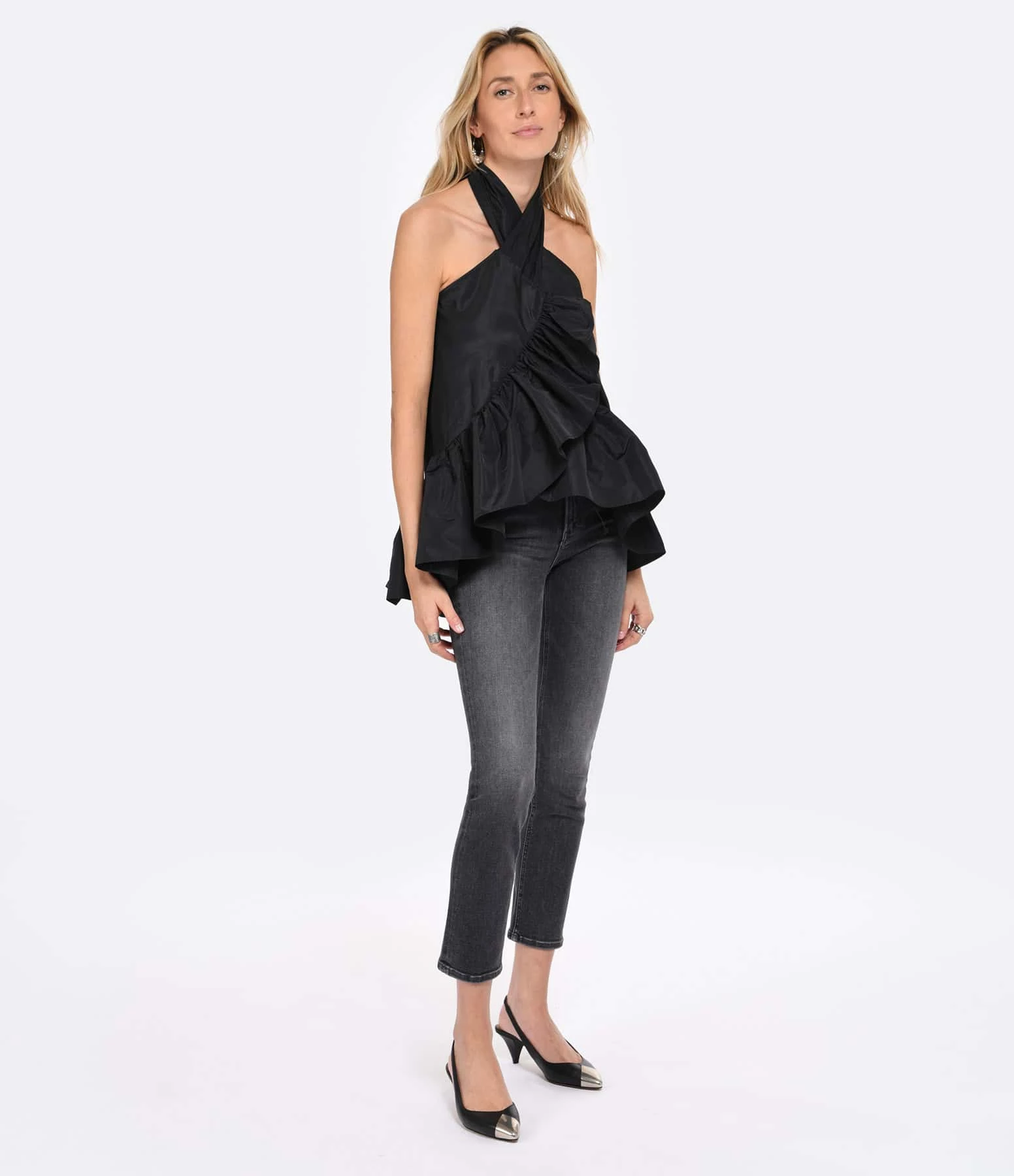 Isabel Marant Sandales Elina Cuir Noir 13 Isabel Marant Sandales Elina Cuir Noir – Image 11