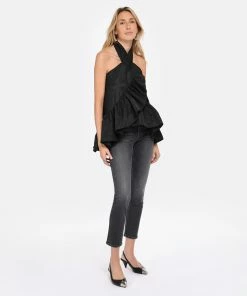 Isabel Marant Sandales Elina Cuir Noir -Golden Goose-boutique imare look20230111 681