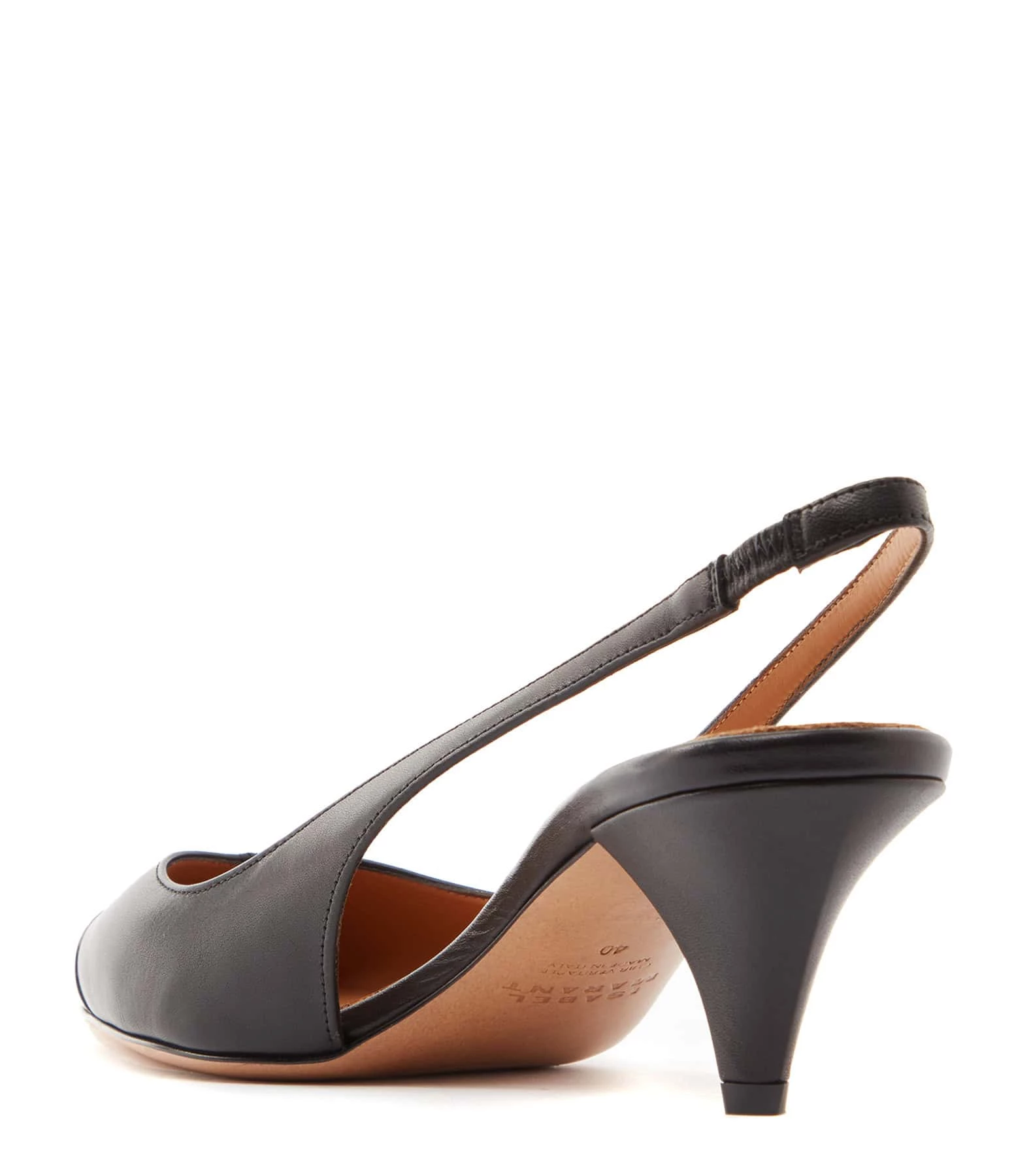 Isabel Marant Sandales Elina Cuir Noir 5 Isabel Marant Sandales Elina Cuir Noir – Image 3