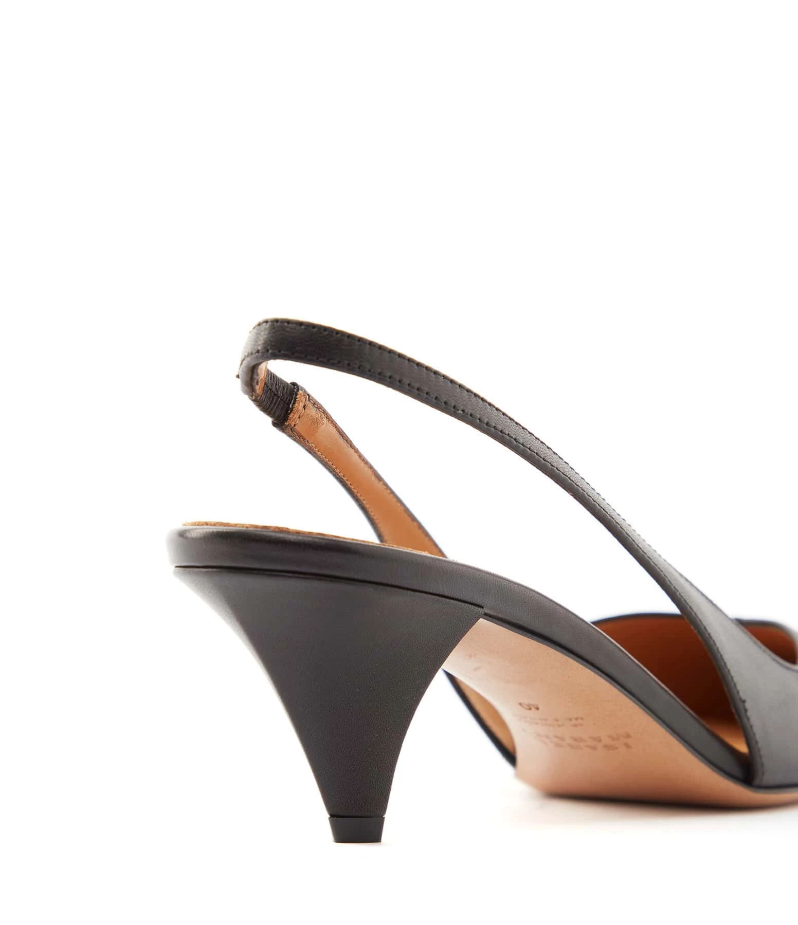 Isabel Marant Sandales Elina Cuir Noir 6 Isabel Marant Sandales Elina Cuir Noir – Image 4