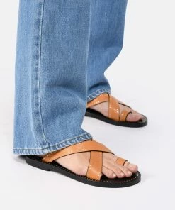 Isabel Marant Sandales Jinsay Cuir Naturel -Golden Goose-boutique imars look20221206 449