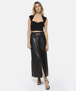 Isabel Marant Sandales Aridee Cuir Noir -Golden Goose-boutique imars look20221214 100