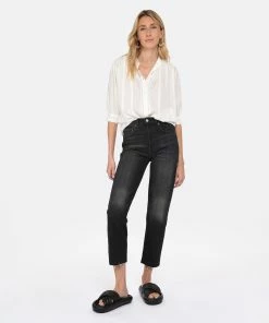 Isabel Marant Mules Niloo Cuir Noir -Golden Goose-boutique imars look20230111 323