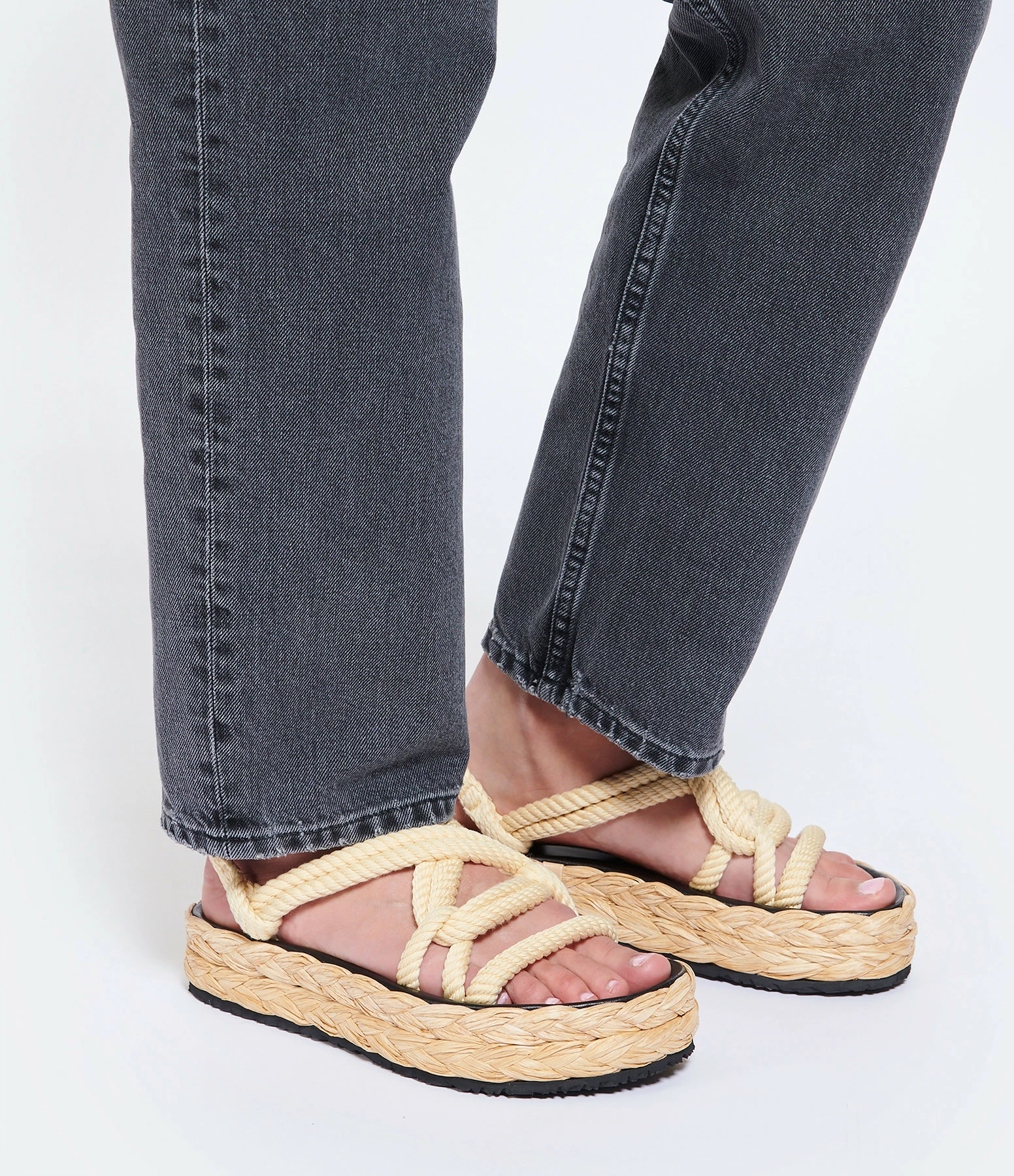 Isabel Marant Sandales Edon Coton Naturel 7 Isabel Marant Sandales Edon Coton Naturel – Image 5