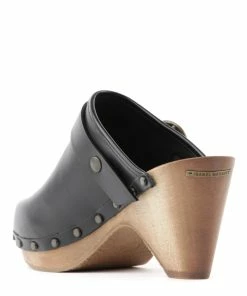 Isabel Marant Sabots Titya Cuir Noir -Golden Goose-boutique imars45021 pck20220819 3 1