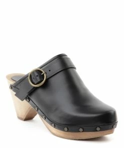 Isabel Marant Sabots Titya Cuir Noir -Golden Goose-boutique imars45021 pck20220819 4 1