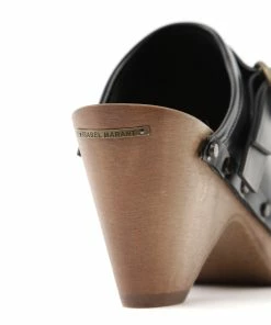 Isabel Marant Sabots Titya Cuir Noir -Golden Goose-boutique imars45021 pck20220819 5 1