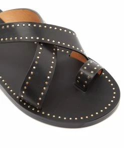 Isabel Marant Sandales Jinsay Cuir Noir 13 Isabel Marant Sandales Jinsay Cuir Noir -Golden Goose-boutique imars49995 pck20221129 4