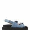 Isabel Marant Sandales Madee Coton Bleu Clair