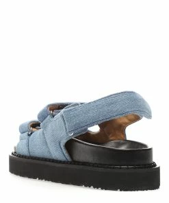 Isabel Marant Sandales Madee Coton Bleu Clair -Golden Goose-boutique imars50001 pck20221222 4