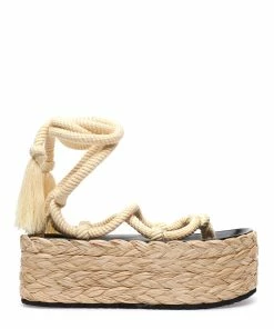 Isabel Marant Sandales Elif Coton Naturel