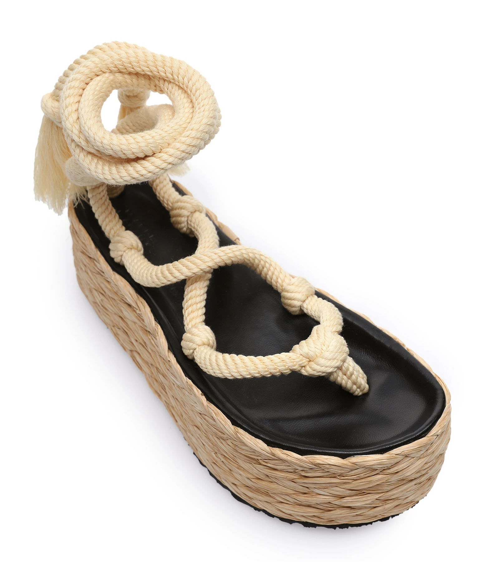 Isabel Marant Sandales Elif Coton Naturel 4 Isabel Marant Sandales Elif Coton Naturel – Image 2