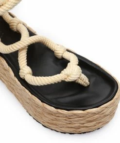 Isabel Marant Sandales Elif Coton Naturel 16 Isabel Marant Sandales Elif Coton Naturel -Golden Goose-boutique imars50003 pck20230203 5