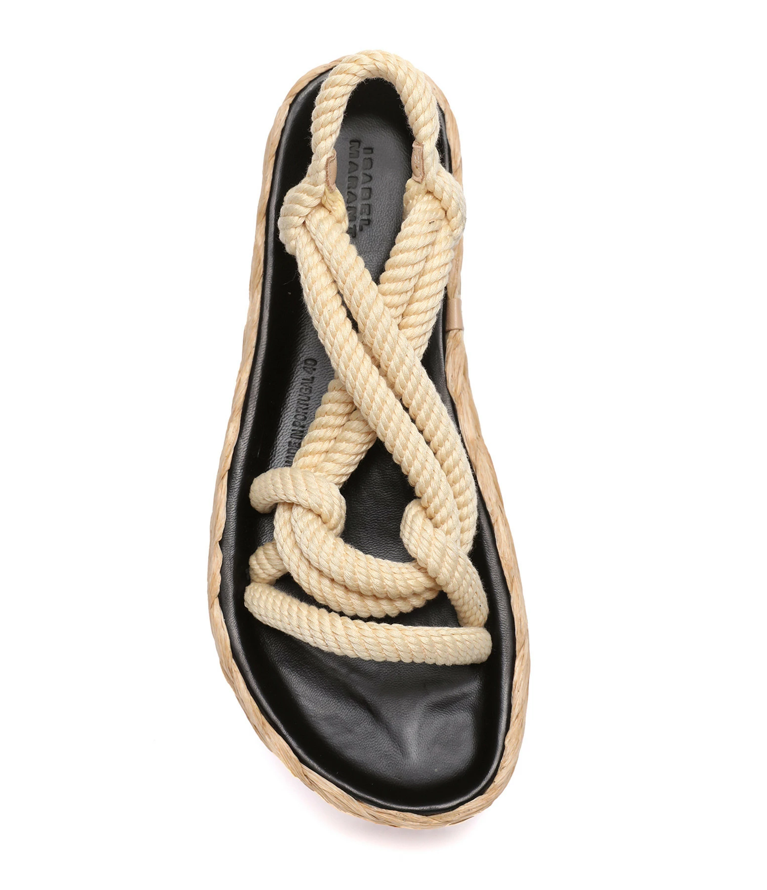 Isabel Marant Sandales Edon Coton Naturel 4 Isabel Marant Sandales Edon Coton Naturel – Image 2