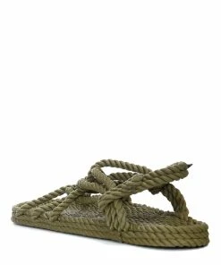 Nomadic State Of Mind Sandales Vegan JC Corde Sage Green -Golden Goose-boutique img 0641 2 1 1