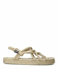 Nomadic State Of Mind Sandales Vegan JC Plateforme Corde Beige