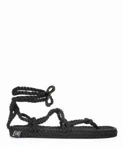 Nomadic State Of Mind Sandales Vegan Romano Corde Noir