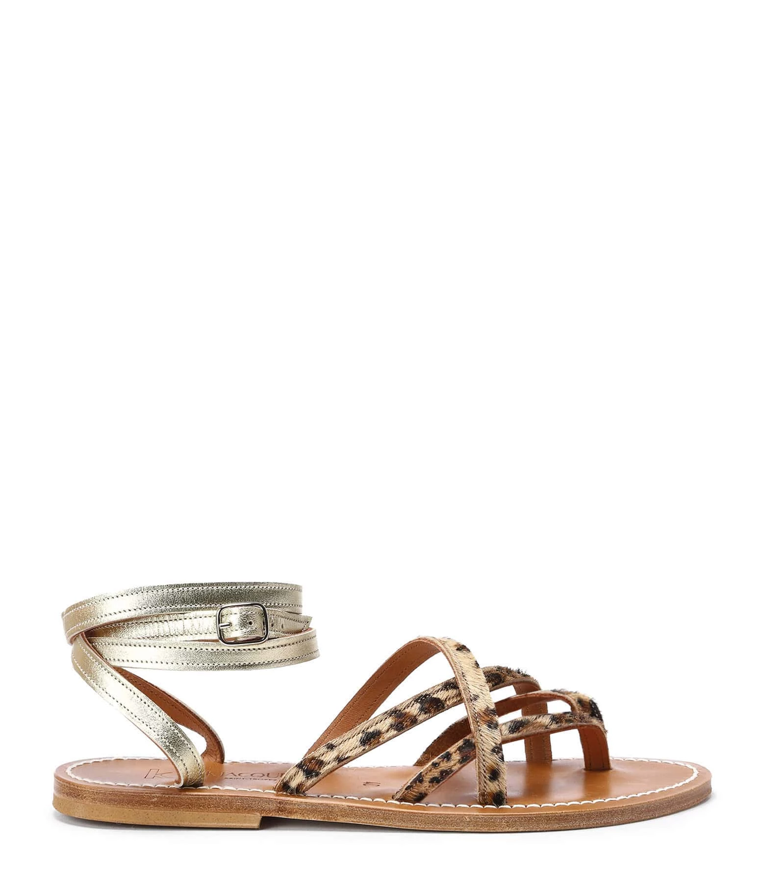 K.jacques Sandales Zenobie Léopard Lame Platine 3 K.jacques Sandales Zenobie Léopard Lame Platine