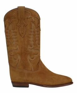 SHILOH HERITAGE Bottes Midnight Cuir Suédé Ambre