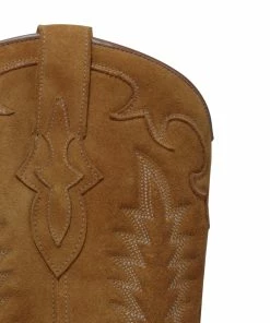 SHILOH HERITAGE Bottes Midnight Cuir Suédé Ambre -Golden Goose-boutique img 7672 ambre