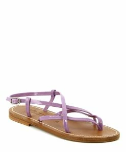 K.jacques Sandales Ingrid Cuir Mira Lagon Violet -Golden Goose-boutique ingrid mira lagon 0000