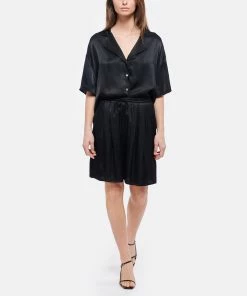 JEANNE VOULAND Sandales Sublim Cuir Verni Noir -Golden Goose-boutique jvoul look20220307 214